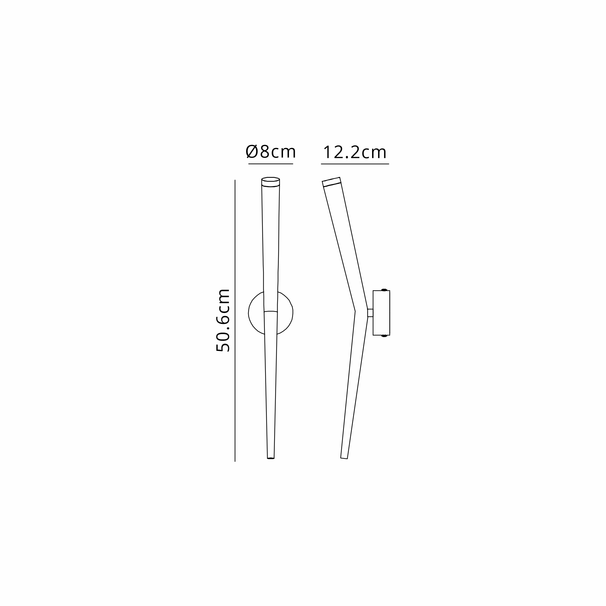 Boomerang White Wall Lights Mantra Armed Wall Lights